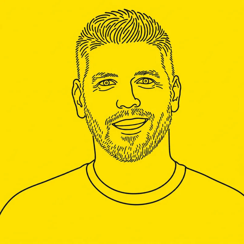 Handgetekend portret van Patrick