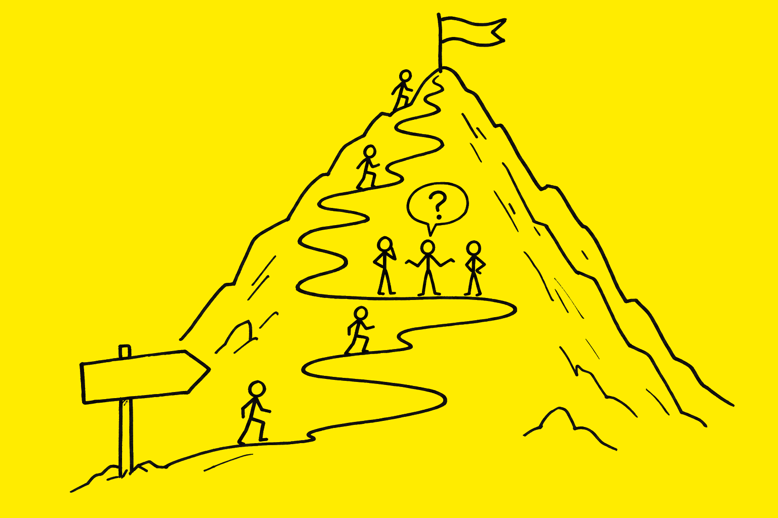 Handgetekende illustratie bij AI-training in Zoetermeer